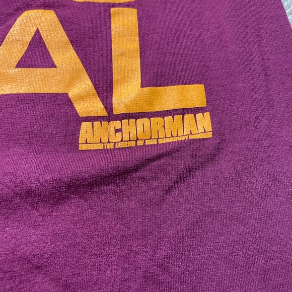 Paramount Viacom Anchor Man Ron Burgundy T Shirt - Picture 7 of 7